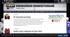 Desktop Screenshot of eishockey-vbg.at